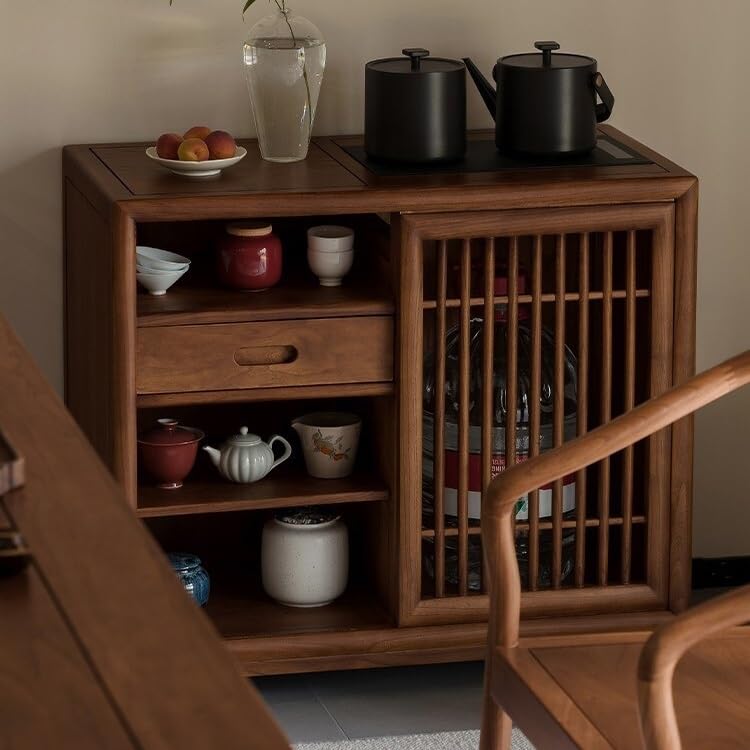 eexbz Sofa Chinese Style Tea Cabinet Sofa Side Table Tea Side Cabinet Dining Side Cabinet Corner Cabinet Sofa Side Cabinet Sofas for Living Room
