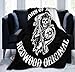 Sons of Anarchy Manta Súper Suave De Sublimación Manta Cubierta De Dibujos Animados Ropa De Cama De Franela para Niños Y Adultos Decoración De Dormitorios 100X120Cm