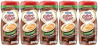COFFEE-MATE Creamy Chocolate Sugar Free Powder Coffee Creamer 10.2 oz. Canister (Pack of 5)