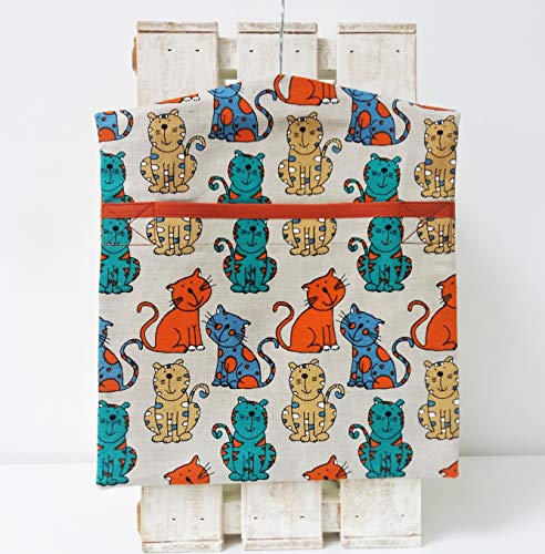 Handmade Linen Cotton Peg Bag Peg Storage Clothespin Bag The Top Cats