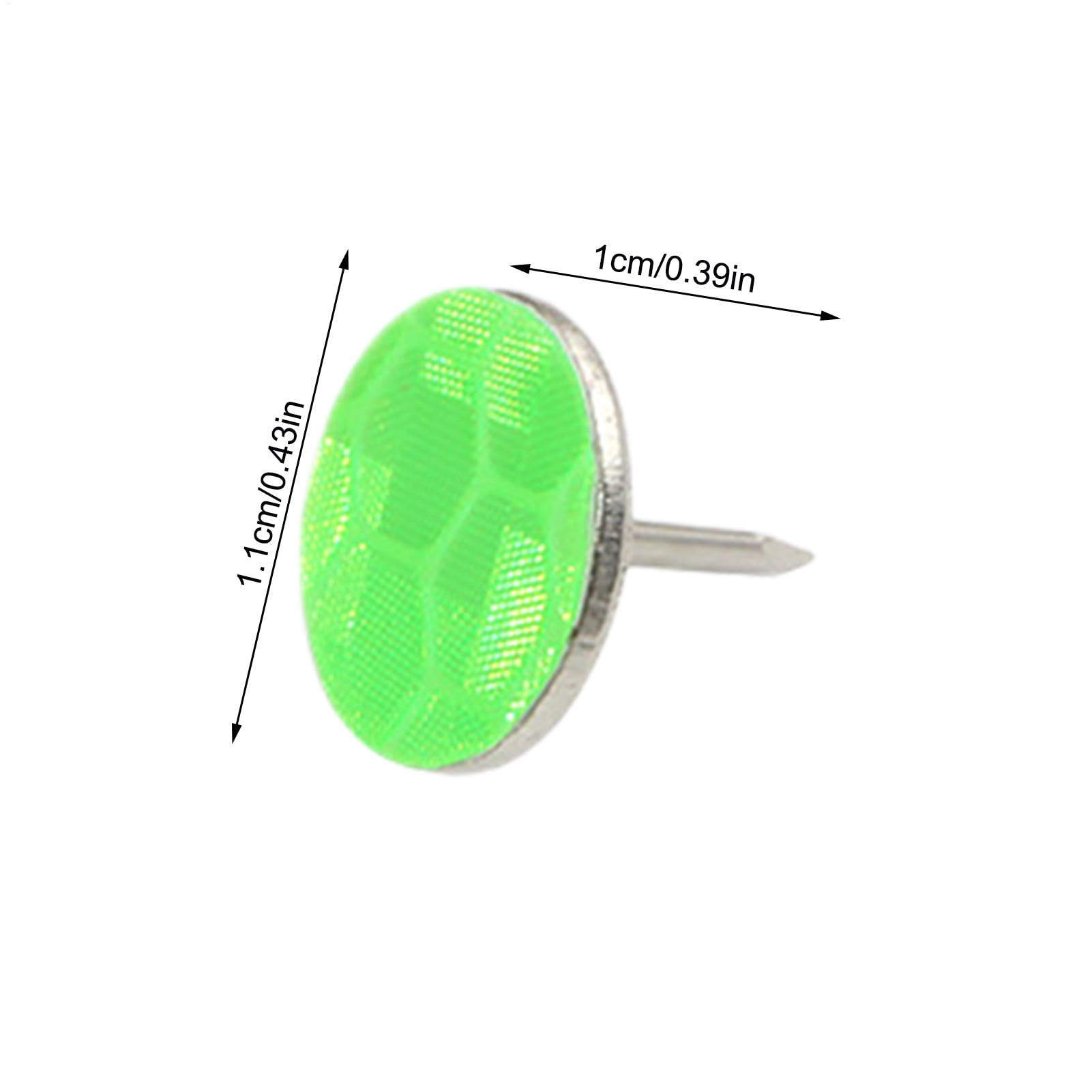 Marcadores Reflectantes 50 Clavos para Marcar Árboles, Reflector de Caza