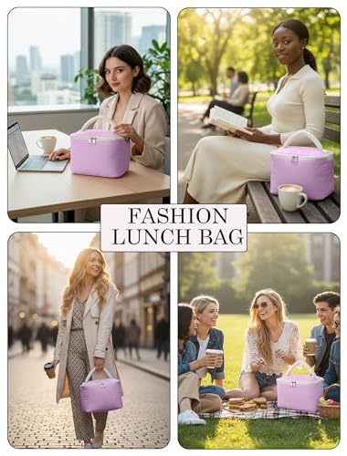 50% Off Pink Insulated Lunch Bag - Keeps Food Warm & Cool