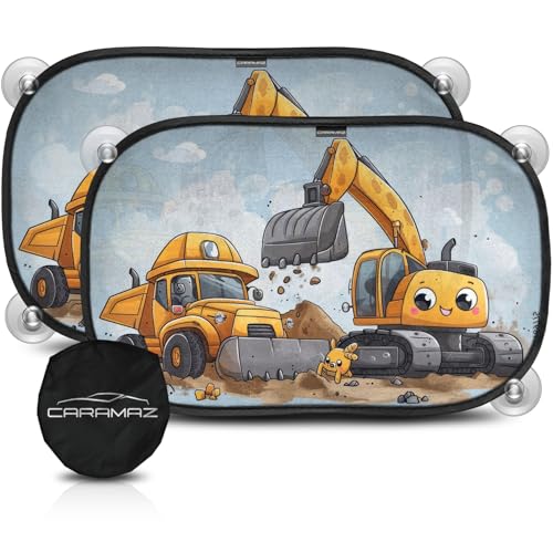 Parasol Coche con protección UV certificada Óptima Oscuridad   Autoadhesivo, para Proteger del Sol a bebés y Mascotas, 2 parasoles para bebé de 51x31 cm, Diseño Construcción