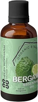 Heilen Biopharm Food Grade Edible Bergamot Essential Oil For Skin Nourishment, Anti-Acne, Anti-Wrinkle - 100 mL Bottle Pack of 1