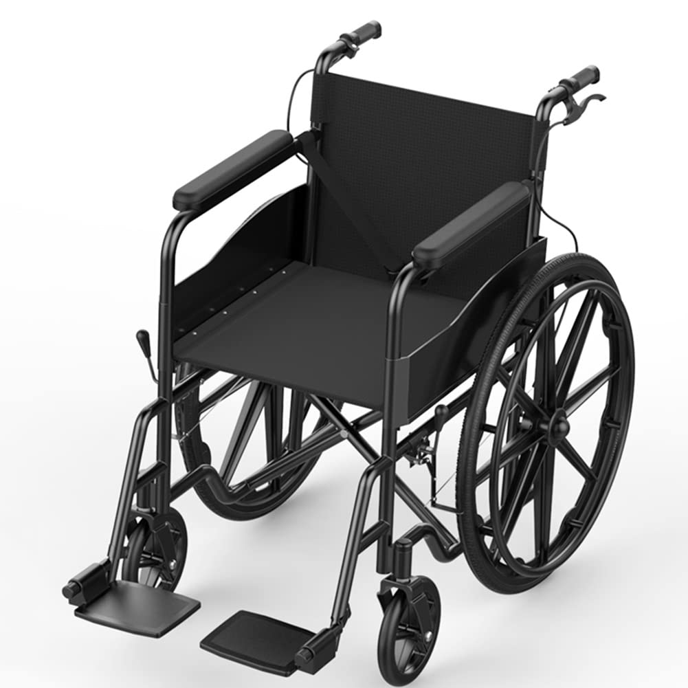 LekLai Ruedas Traseras para Silla de Ruedas de 24 Pulgadas con Volante Manual, Rueda Trasera Sólida de 24X1 3/8 de Repuesto para Silla de Ruedas Manual, 2 Piezas/Black/24X1 3/8