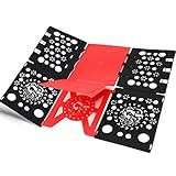 LMOER V8 Shirt Folder Shirt Folding Board t Shirts Clothes Folder Durable Plastic Laundry folders...