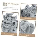 Zoom IMG-2 besportble 2pezzi scultura miniatura leone Zoom IMG-2 besportble 2pezzi scultura miniatura leone