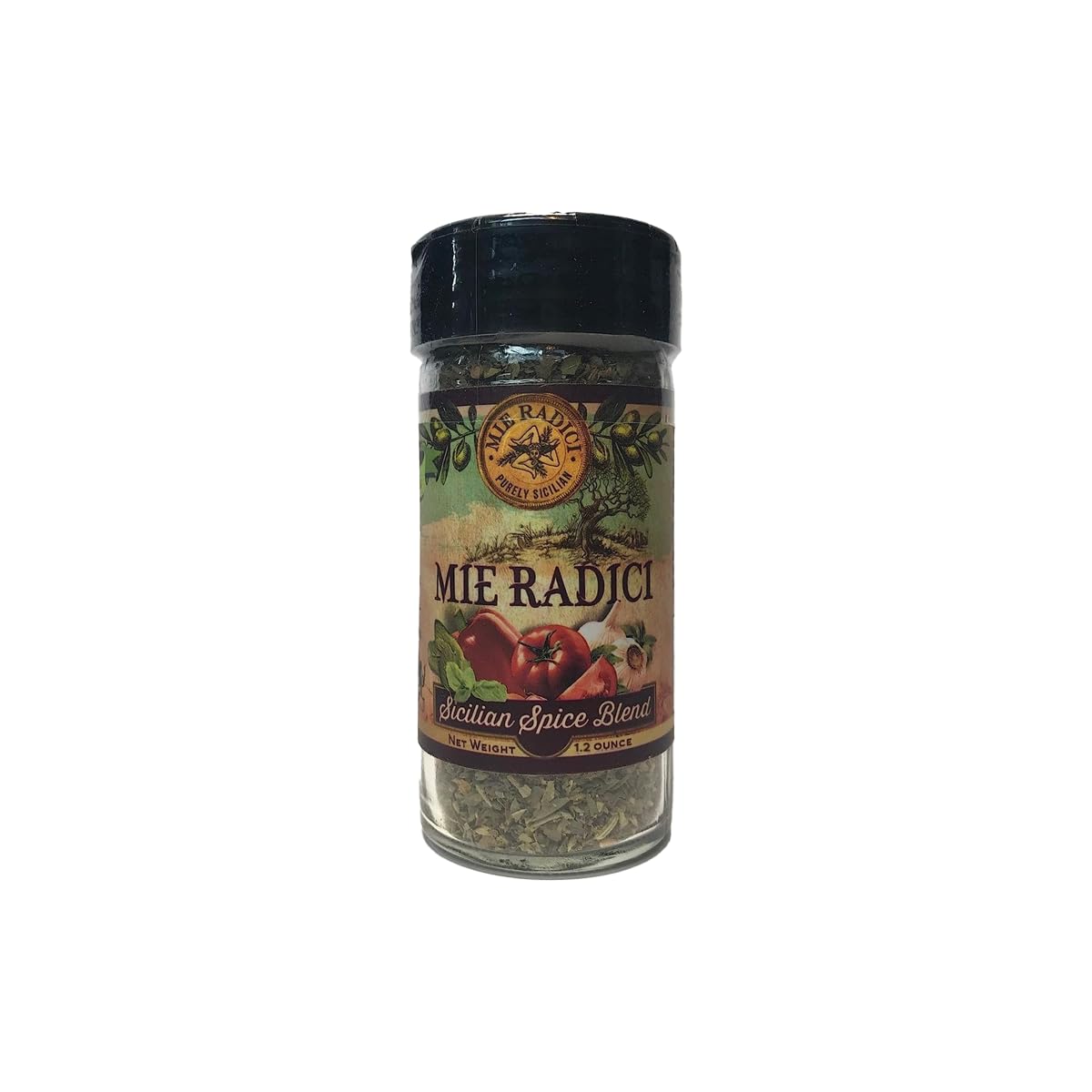 Mie Radici Sicilian Spices Blend - Fresh Dried Herbs - No Salt or Chemicals Added - Perfect for Dipping or as Italian Blend (1.2 Oz)