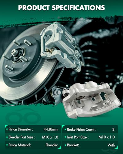 Image of SCITOO Rear Right Brake Caliper With Bracket 18B4894 Compatible For Dodge Ram 1500 2006-2008 For Dodge Ram 2500 2003-2008 For Dodge Ram 3500 2003-2008