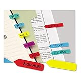 Redi-Tag 72001 Mini Arrow Page Flags Blue/Mint/Purple/Red/Yellow 154 Flags/Pack