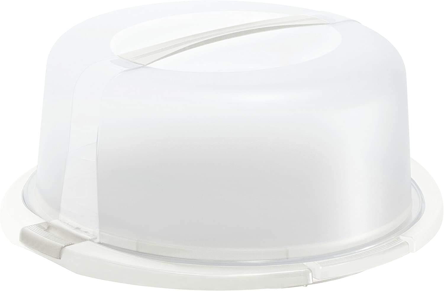 Rotho, Cool & Fresh, Cake bell, Plastic (PP) BPA white/transparent, 38,0 x 34,0 x 16,0 cm