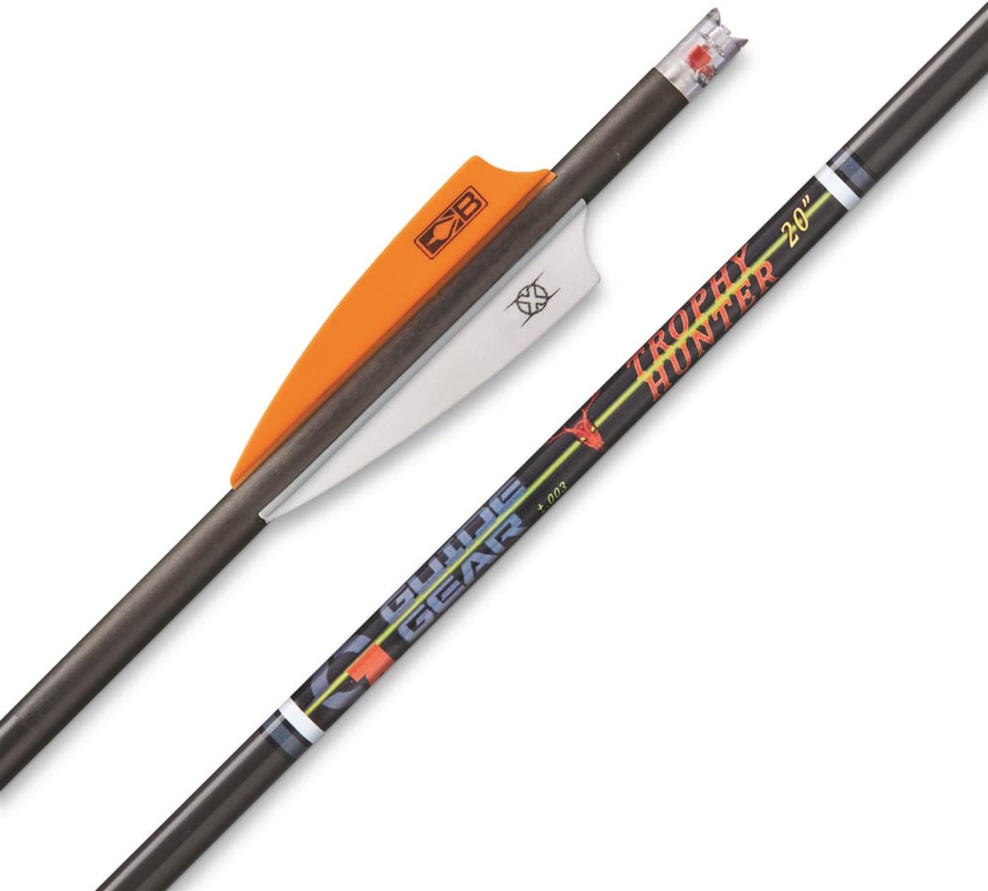 Guide Gear Trophy Hunter Pro Carbon Crossbow Bolts 20 inch Lighted Nocks, Hunting Archery Arrows by Victory Archery, 3 Pack