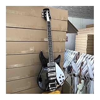 AMINIY Guitare électrique avec Pick-up Touche en Palissandre Col d’érable Noir 3 Choix Strings Guitare électrique (Color… - Les Beatles, Paul McCartney, John Lennon, RIngo Starr, George Harrison AMINIY Guitare électrique avec Pick-up Touche en Palissandre Col d'érable Noir 3 Choix Strings Guitare électrique (Color… – Image 2