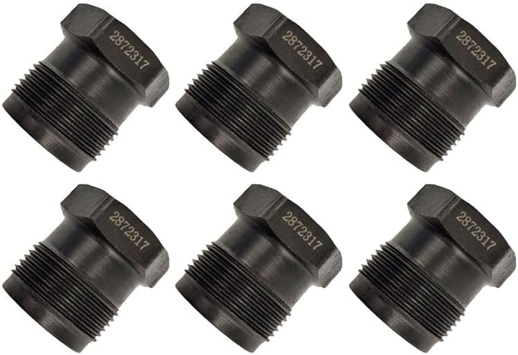 (6pcs) 2872317 for Diesel Engine Fuel Injector Connector Screw Cap Injection Pipe