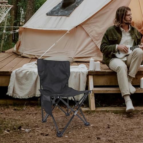 Chaise pliante de camping portable légère taille moyenne 36x36x56 cm - 3