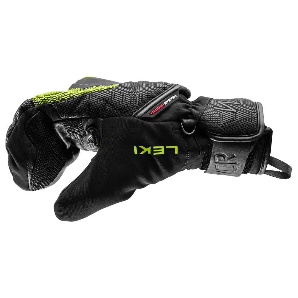 LEKI HS WCR Coach 3D Junior Mitt SCHWARZ-GELB - 4