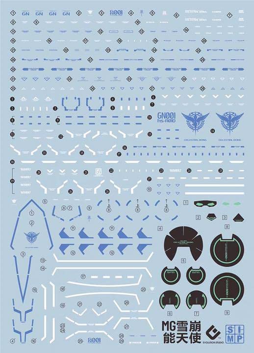 Amazon | MG ガンダムエクシア/アヴァランチエクシアダッシュ用蛍光水