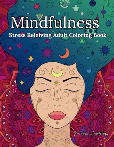 Mindfulness Coloring Book for Adults: Featuring Magical Mandalas, Animals and Crystals