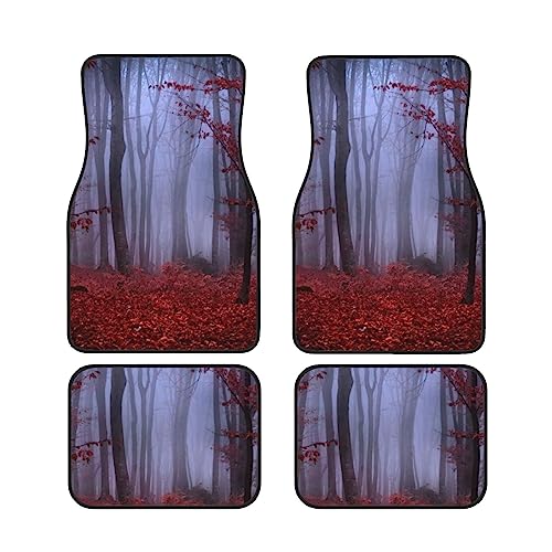 Tapis de sol voiture paysage automnal pour les trajets quotidiens et voyages