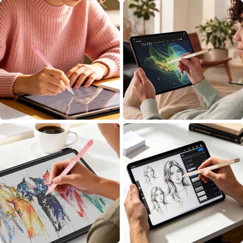 Image of Delidigi for Apple Pencil Pro (2024) & Apple Pencil 2nd Generation Case | 2 Pack Gradient Color Design Silicone Sleeve Cover, Comfortable Grip, Magnetic Charging Compatible, Double Tap Support