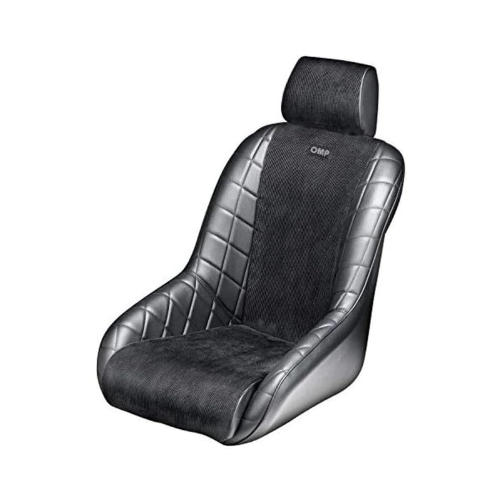 OMP OMPHA/757/N Vintage Asiento en Polipiel, Negro