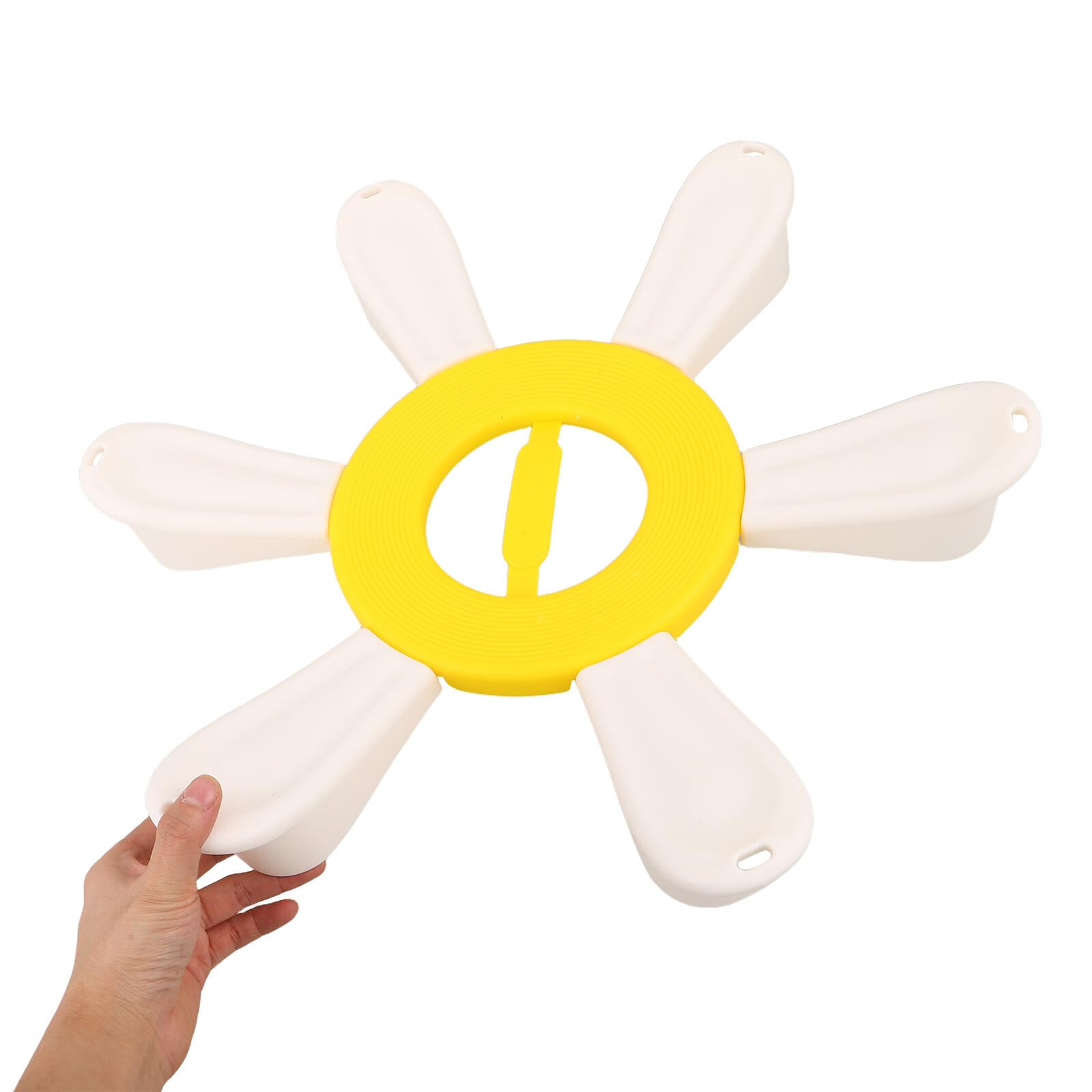 Supporto per Palla da Yoga Stabile in Plastica Robusta, Anello Fisso Antiscivolo Riutilizzabile da 49 Cm, Base Portapalla per Accessori Fitness e Organizzazione Palestra