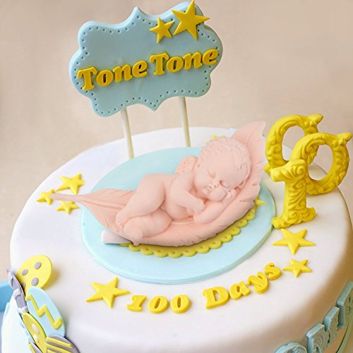 Anyana Alphabet Number 0-9 3D Silicone Mold With Lollipop Hole Fondant Cake Decorating Tools Cupcake Topper Candy Chocolate #TOP6