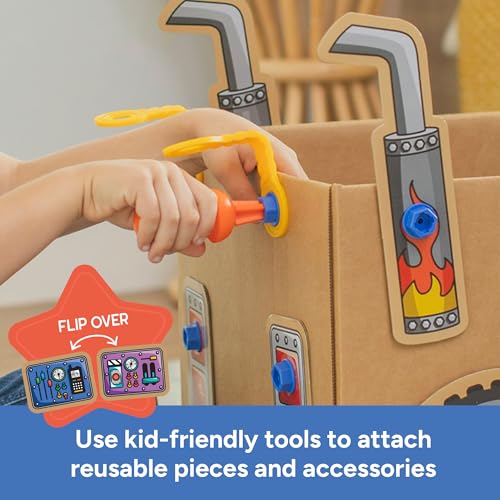 Educational Insights Boxineers Cardboard Vehicles - Creative Craft Supplies for Kids Projects, Cardboard Tools for Kids, DIY Fine Motor Activities, Kids Crafts and STEM Construction Kits by Educational Insights - Image 5