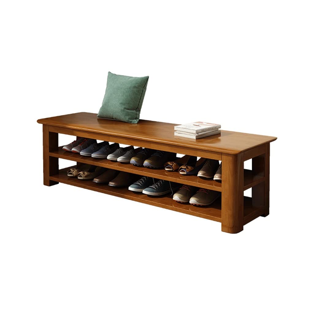 Banc d'entrée à chaussures pour simplifier le rangement familial dans le couloir et le porche