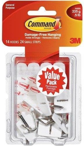 Command Wire Hooks,14-Hooks