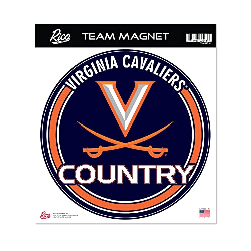 Rico Industries NCAA Virginia Cavaliers 8" Round Magnet