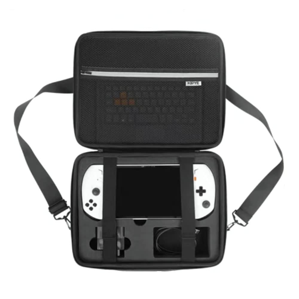 Voikoli Protective Eva Hard Shell Case Compatible with OnexPlayer 2 8.4 inch,Shockproof,Stylish and Durable (Black with Straps)