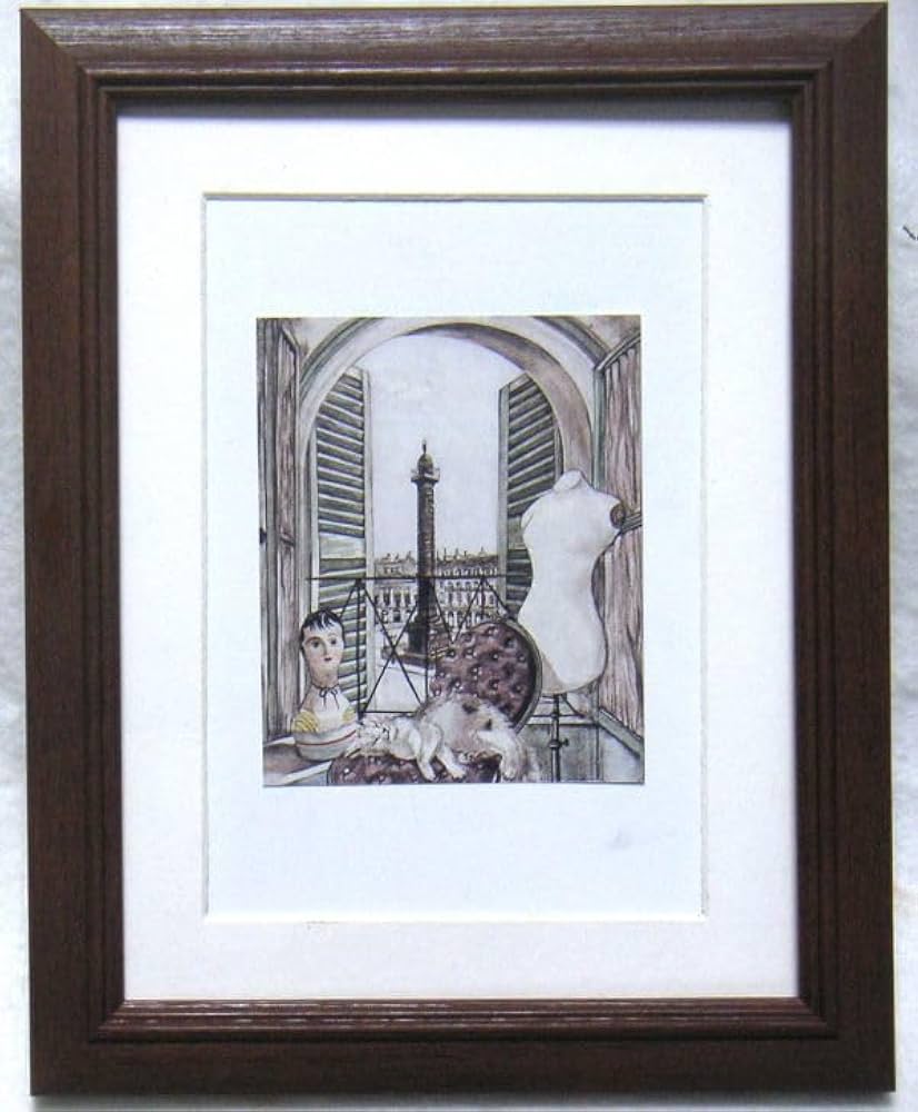 藤田嗣治、「Vue d'Alger , chemin des deux 藤田嗣治、「Vue d