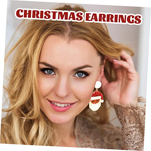 Boucles oreilles Santa Claus look captivant avec accessoires festifs classiques - 7