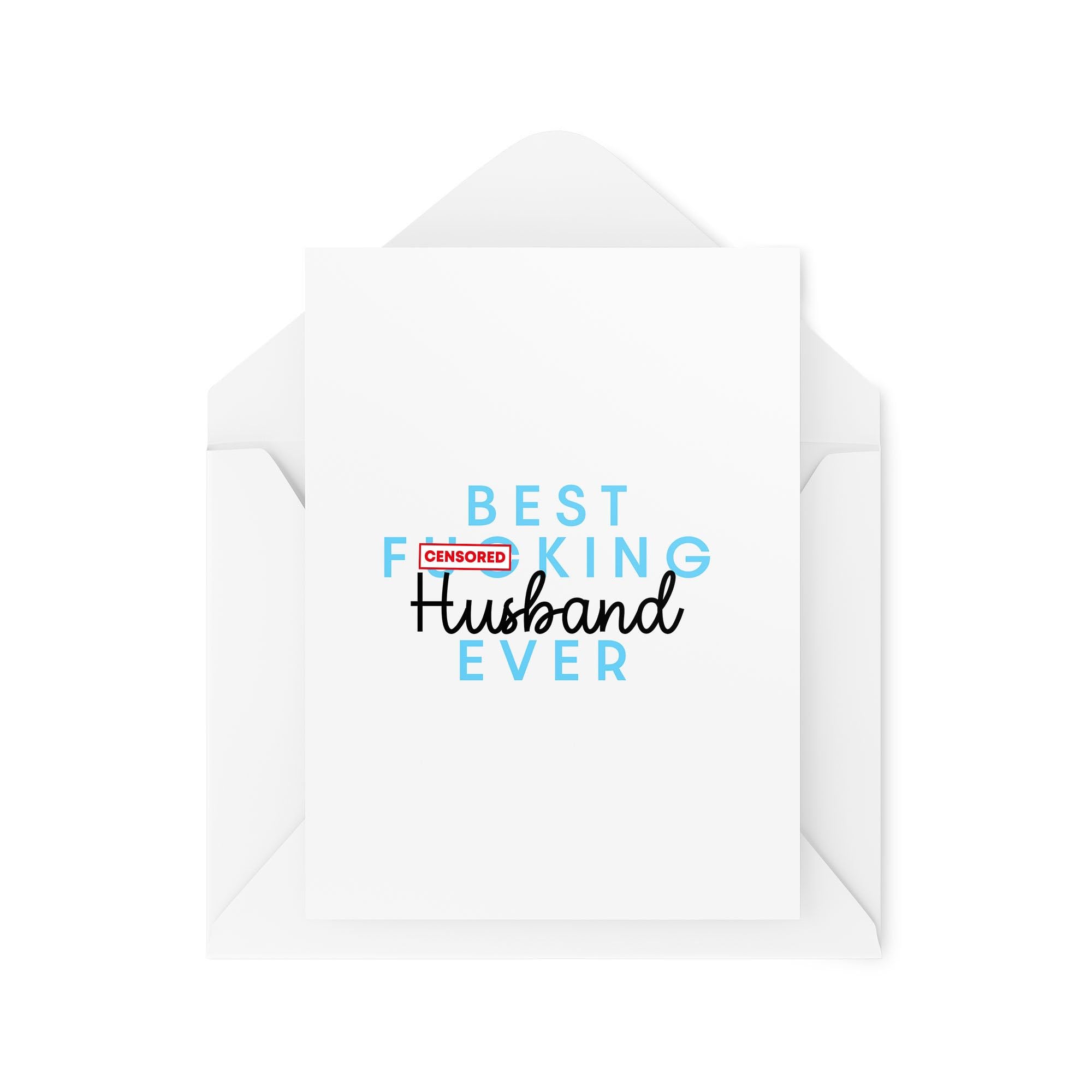 Greetings Cards for Partner - Best F*cking Wife Ever - Unique Greetings Card - Valentines Day Card - Anniversary Cards Married Card CBH1747