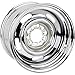 Speedway Motors 15x5 GM Rally Wheel in Silver Paint, Dual 5x4.5 & 5x4.75 Bolt Pattern for Ford/GM Fitment, High-Strength Steel Construction with Classic Five-Slot Styling