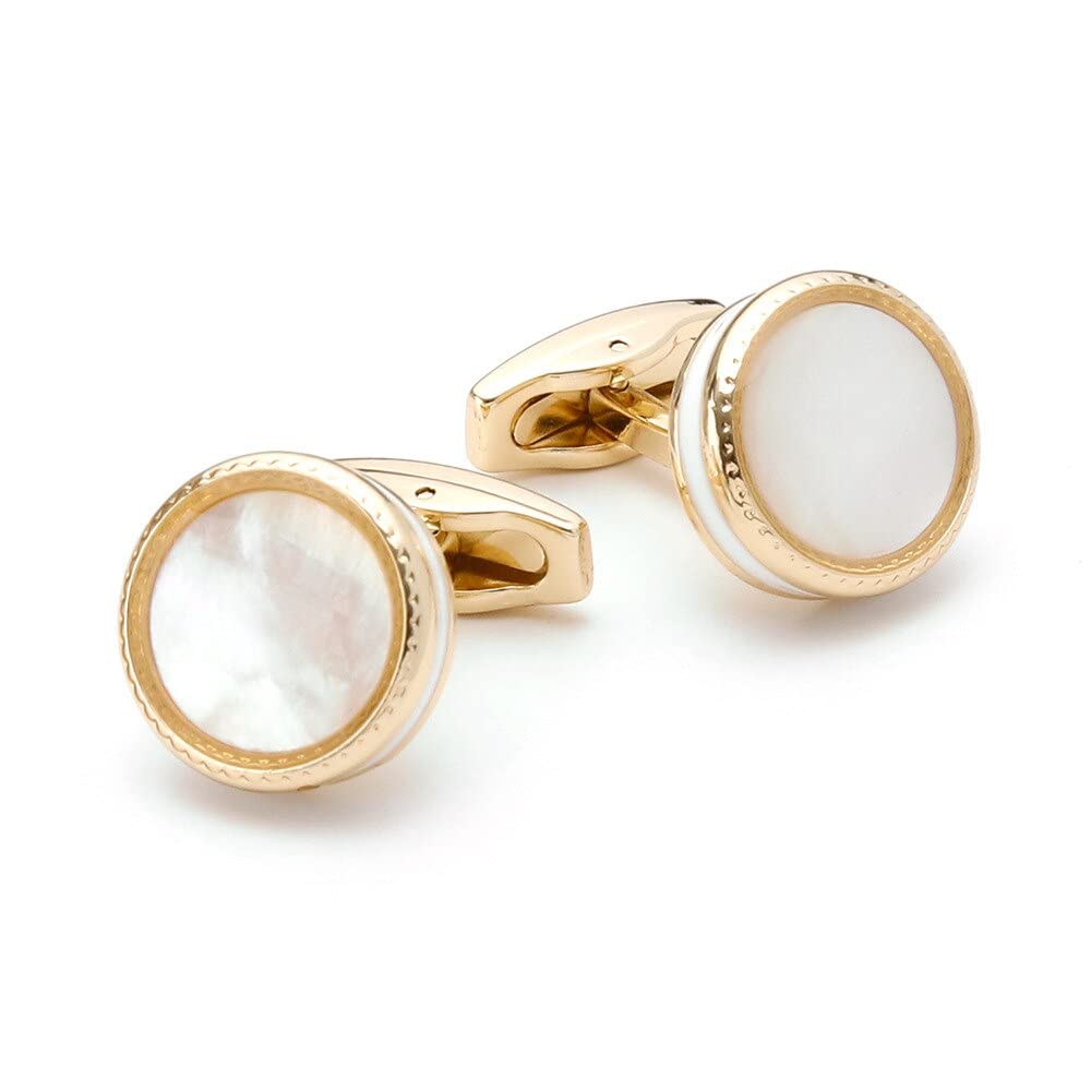 S&amp;W Wedding Cufflinks for Men Cuffs with Gift Box Business for Tuxedo Shirt