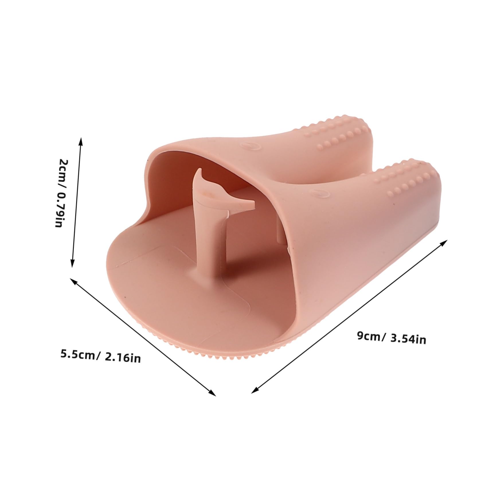 minkissy Silicone Face Scrubber Facial Cleansing Brush Manual Adorable Rabbit Ear Shape Deep Gentle Massage for Women