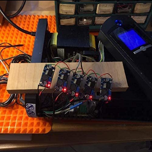 Miniatura 6 de Paquete de 20 reguladores de voltaje de alta eficiencia de CC a CC LM2596 de 3.0-40V a 1.5-35V convertidor Buck DIY fuente de alimentación módulo