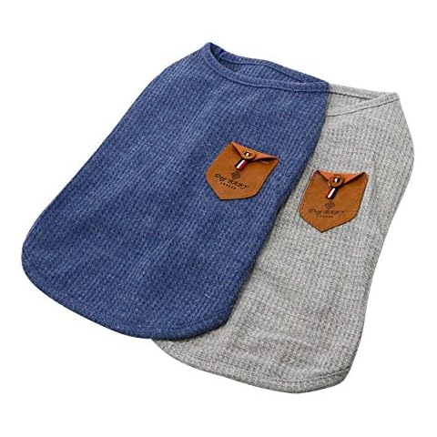 YAODHAOD Minimalist Dog T-Shirt 2-Pack Cover