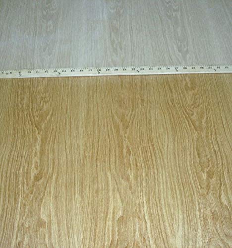 White Oak wood veneer 24" x 48" with peel and stick adhesive PSA backer A