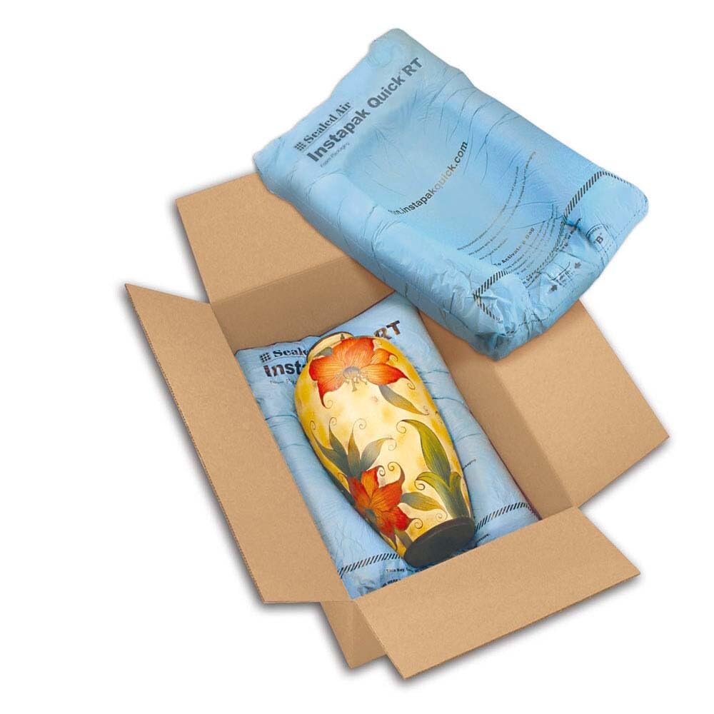 Instapak Quick Schaumverpackungen Blau 68 x 54 cm (Breite x Länge) 72 Beutel, 1 Karton