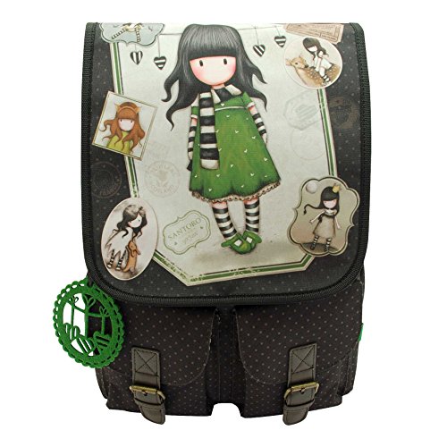 Mochila Gorjuss The Scarf grande con dos bolsillos frontales