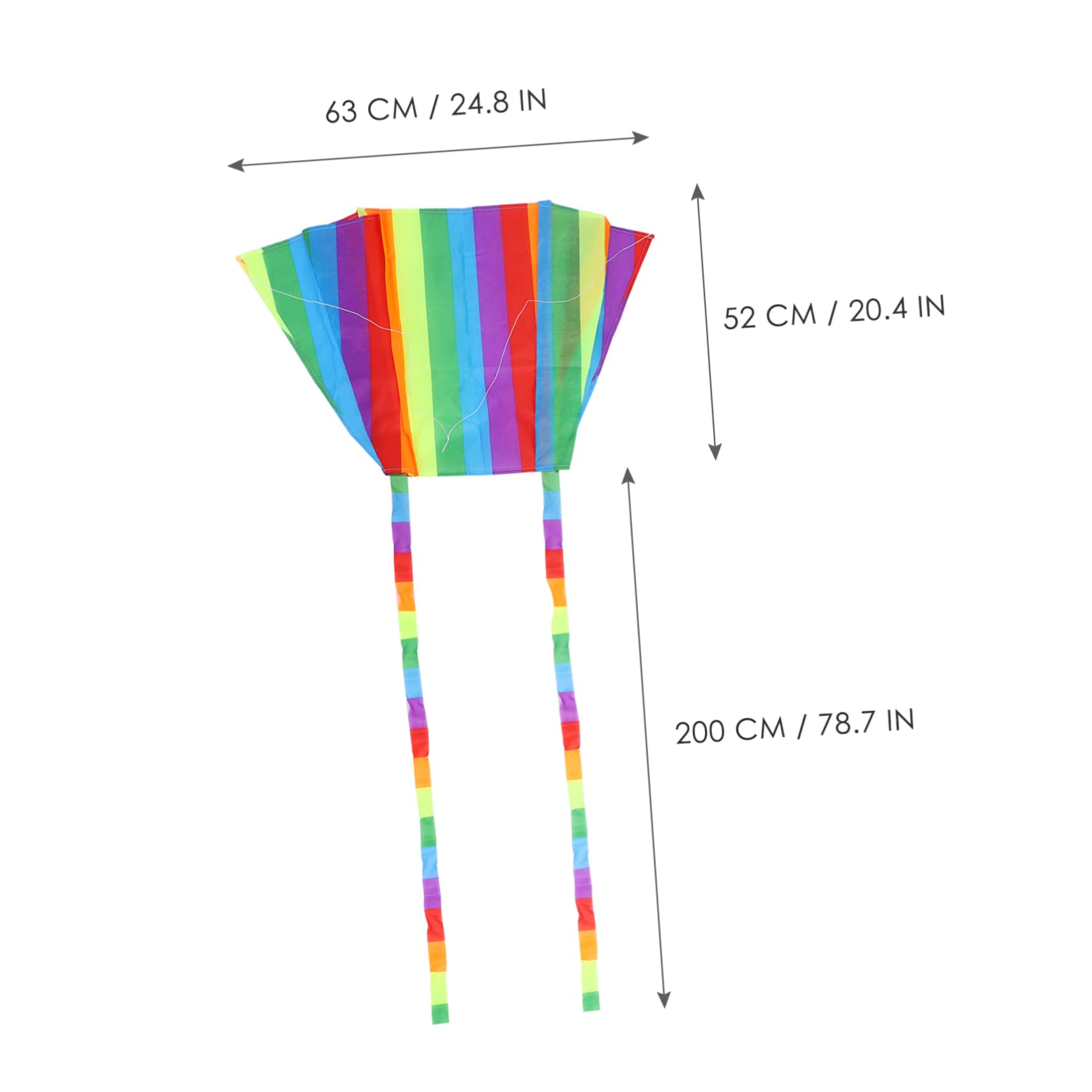 ORFOFE 1 Set Long Tail Kites for Easy to Fly Outdoor Fun Cartoon Design for Family Activities Games