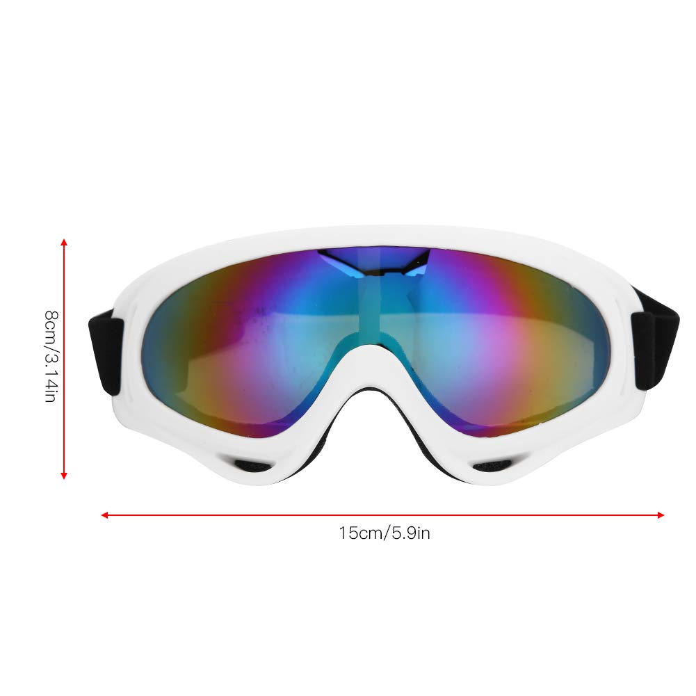 Sxhlseller Lunettes de Ski, pour Hommes Femmes, Enfants Filles Garçons, Lunettes de Snowboard, Protection UV, Anti-buée, Coupe-Vent, Sports de Plein Air, Moto, Cyclisme, Ski, Patinage