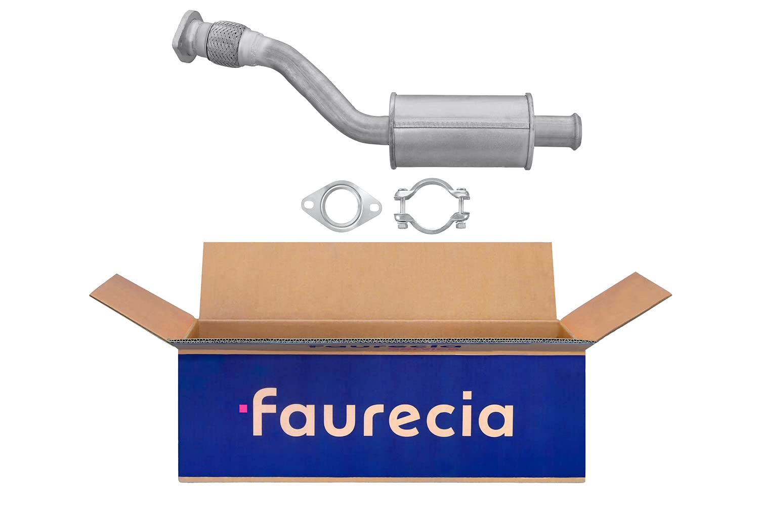 HELLA 8LB 366 021-121 Vorschalldämpfer - Easy2Fit Kit - vorne - einteilig - Set mit Anbauteilen | 8LB 366 021-121 passend für Primastar