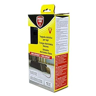 Protect Home Trappola Elettrica Topi, Efficace, Elimina con Una Scossa Fulminante Topi. Ideale per Ambienti Interni ed Esterni