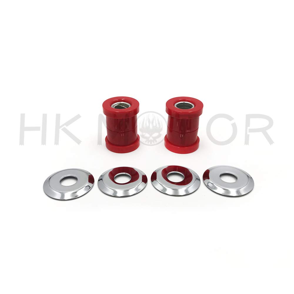 HONGK- Alloy Art Heavy-Duty TPU Handlebar Riser Bushings #HD-2 Compatible with H-D [B07LFBDQMZ]