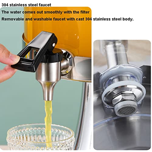 Contenedor De Acero Inoxidable Con Grifo - Desde 5L Hasta 88L, Ideal Para Bebidas, Leche, Aceite O Almacenamiento En Cocina