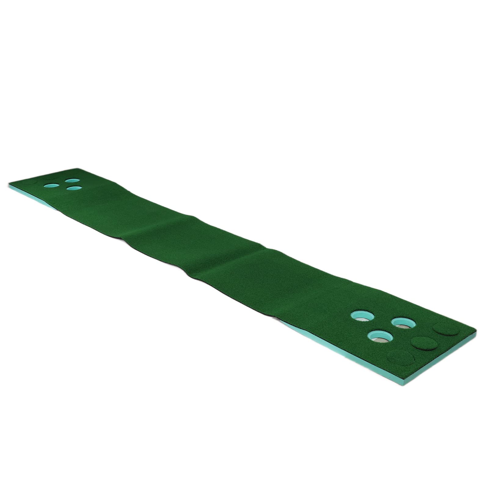 Putting-Spielset mit Lustigem Design, 12-Loch-Abdeckungen für Familienunterhaltung, Drinnen und Draußen, Matte